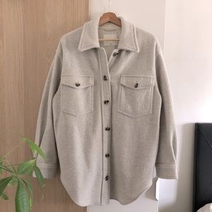 Wilfred Ganna Jacket Heather Light Grey (Medium)